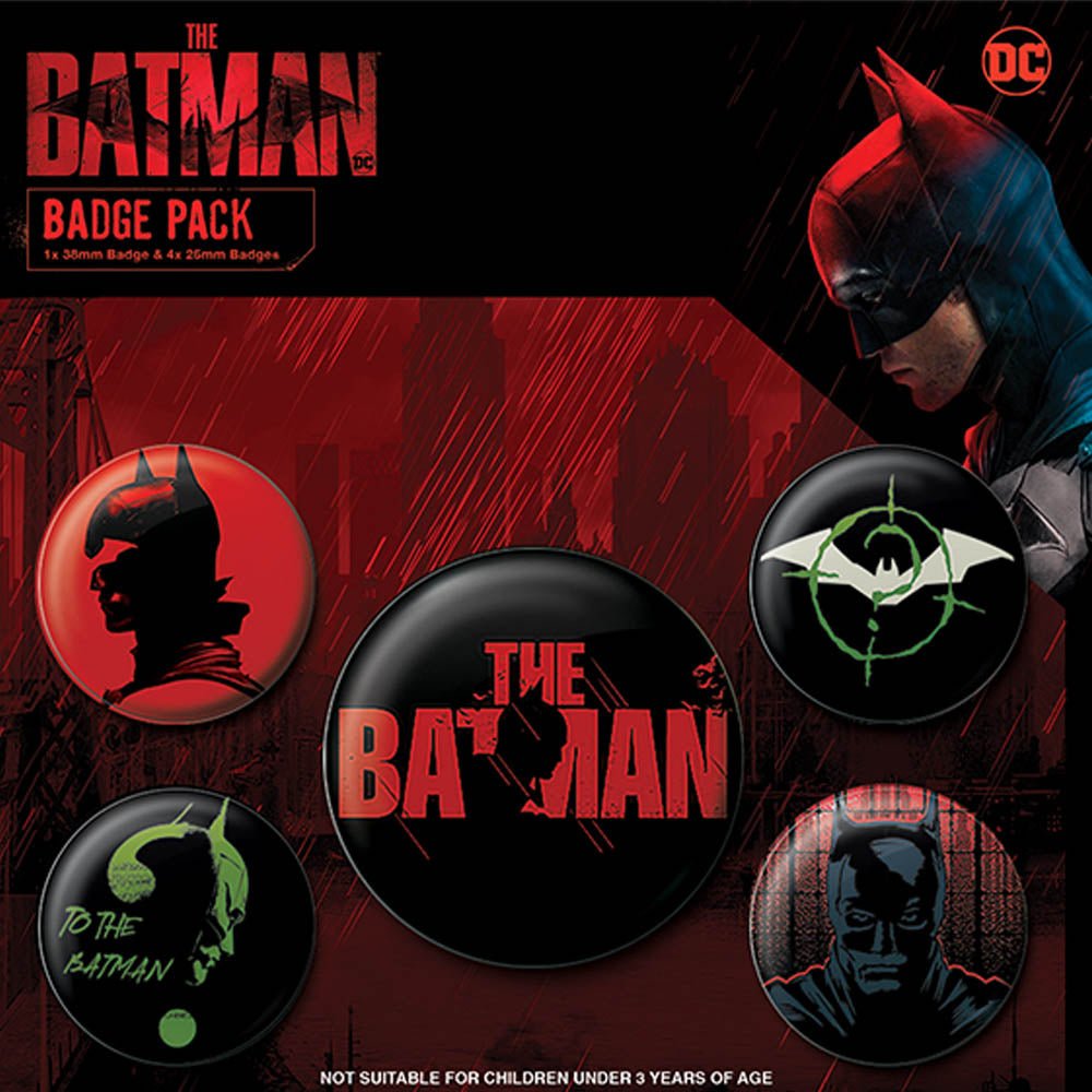 BATMAN バットマン - The Batman / 5個セット / バッジ - PGS